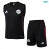 Camiseta futbol Entrenamiento Sin Mangas Ajax + Pantalón Corto 2025/26 negro/rojo/Gris