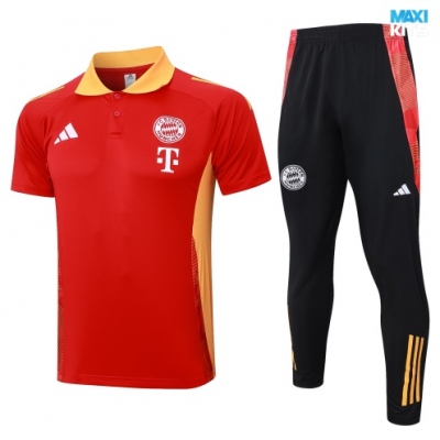 Camiseta futbol Polo Bayern Munich 2024/25 rojo