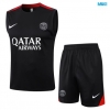 Camiseta futbol Entrenamiento Sin Mangas Paris PSG + Pantalón Corto 2024/25 negro