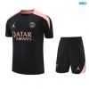 Camiseta futbol PSG + Pantalón Corto 2025/26 negro/Rosa