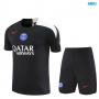 Camiseta futbol PSG + Pantalón Corto 2025/26 negro/Blanco