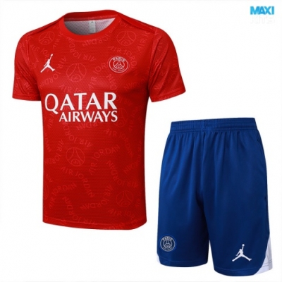 Camiseta futbol PSG + Pantalón Corto 2025/26 rojo/Azul
