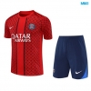 Camiseta futbol PSG + Pantalón Corto 2025/26 rojo/Azul marino