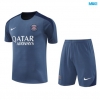 Camiseta futbol PSG + Pantalón Corto 2025/26 Gris/Azul marino