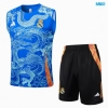 Camiseta futbol Entrenamiento Sin Mangas Real Madrid + Pantalón Corto 2024/25 Azul