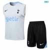 Camiseta futbol Entrenamiento Sin Mangas Tottenham Hotspur + Pantalón Corto 2024/25 gris claro
