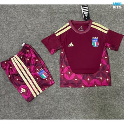 Camiseta futbol Italia Niño Portero rojo 2026/27