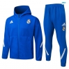maxikits Chaqueta Chándal fútbol Con Capucha Real Madrid 2026/27 Azul k166
