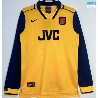 Camiseta futbol Retro Arsenal Segunda Manga Larga 1996-97