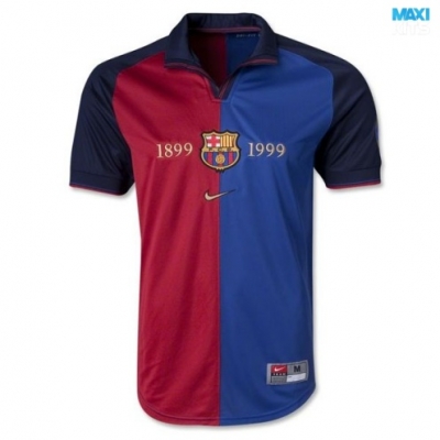 Camiseta futbol Retro Barcelona Commemoratif Rojo Azul 1899-99
