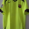 Camiseta futbol Retro Barcelona Segunda Verde 2005-06