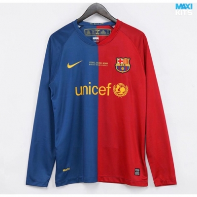 Camiseta futbol Retro Barcelona Primera Manga Larga 2008-09