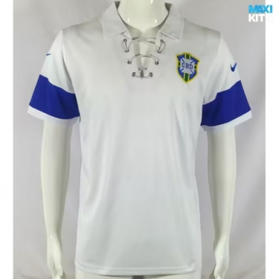 Camiseta futbol Retro Brasil Blanco 2004