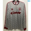 Camiseta futbol Retro Liverpool Segunda Manga Larga 1989-91