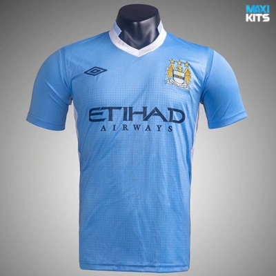Camiseta futbol Retro Manchester City Primera 2011-12