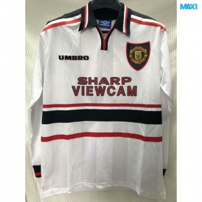 Camiseta futbol Retro Manchester United Segunda Manga Larga 1998