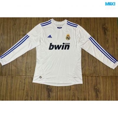 Camiseta futbol Retro Real Madrid Primera Manga Larga 2010-11