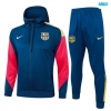 Chaqueta Chandal Con Capucha Barcelona 2024/25 Azul