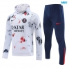 Chaqueta Chandal Con Capucha Paris Saint Germain 2024/25 Blanco