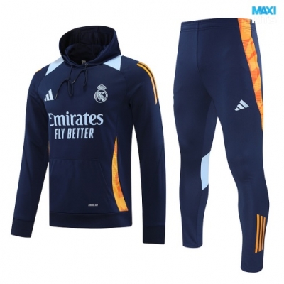 Chaqueta Chandal Con Capucha Real Madrid 2024/25 azul real