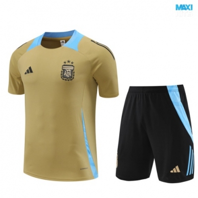 Camiseta futbol Argentina + Pantalón Corto 2024/25 amarillo