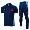 Camiseta futbol Polo Flamengo 2024/25 azul real