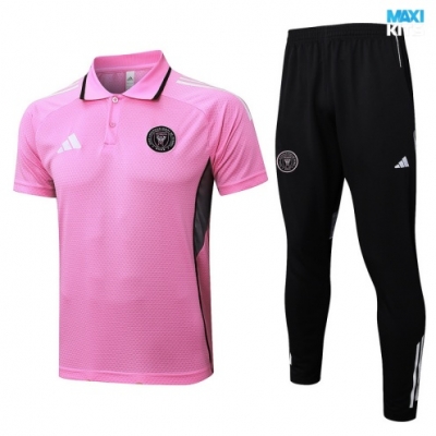 Camiseta futbol Polo Inter Miami 2025/26 Rosa/negro/Blanco