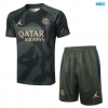 Camiseta futbol Paris PSG + Pantalón Corto 2024/25 verde oscuro