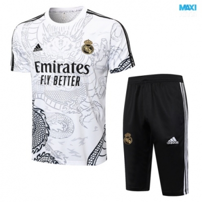 Camiseta futbol Real Madrid + Pantalón Corto 2024/25 Blanco