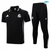 Camiseta futbol Polo Real Madrid 2025/26 negro/Blanco