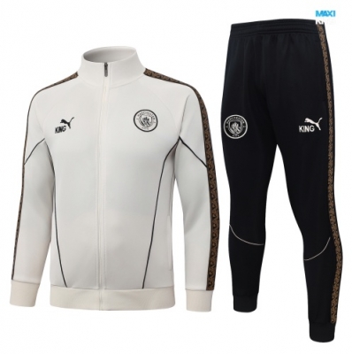 maxikits Chaqueta Chándal fútbol Manchester City Niño 2026/27 blanquecino k263