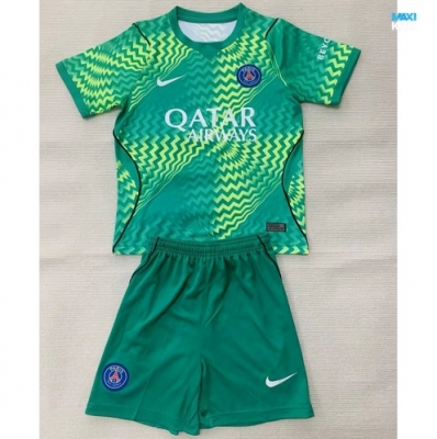 maxikits Camiseta de futbol PSG Niño Portero verde 2026/27