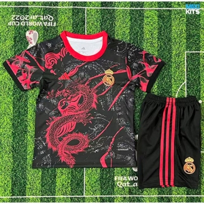 Camiseta futbol Real Madrid Niño dragon rojo 2025/26