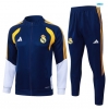 maxikits Chaqueta Chándal fútbol Real Madrid Niño 2026/27 Azul marino/Blanco k291
