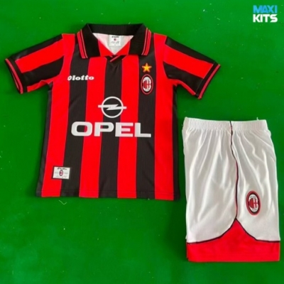 Camiseta futbol Retro AC Milan Niño Primera 97-98