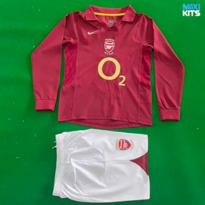 Camiseta futbol Retro Arsenal Niño Primera Manga Larga 05-06