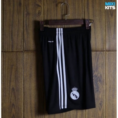 Camiseta futbol Retro Real Madrid Short Negro 2014-15